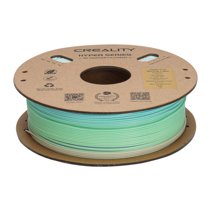 Filamento Creality Hyper Rainbow Spring Lake 1,75mm 1Kg  Colorido