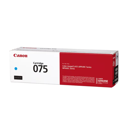 Toner Canon 075C Ciano Para MF663CDW MF665Cdw MF662Cdw LPB647Cdw LBP646Cdw