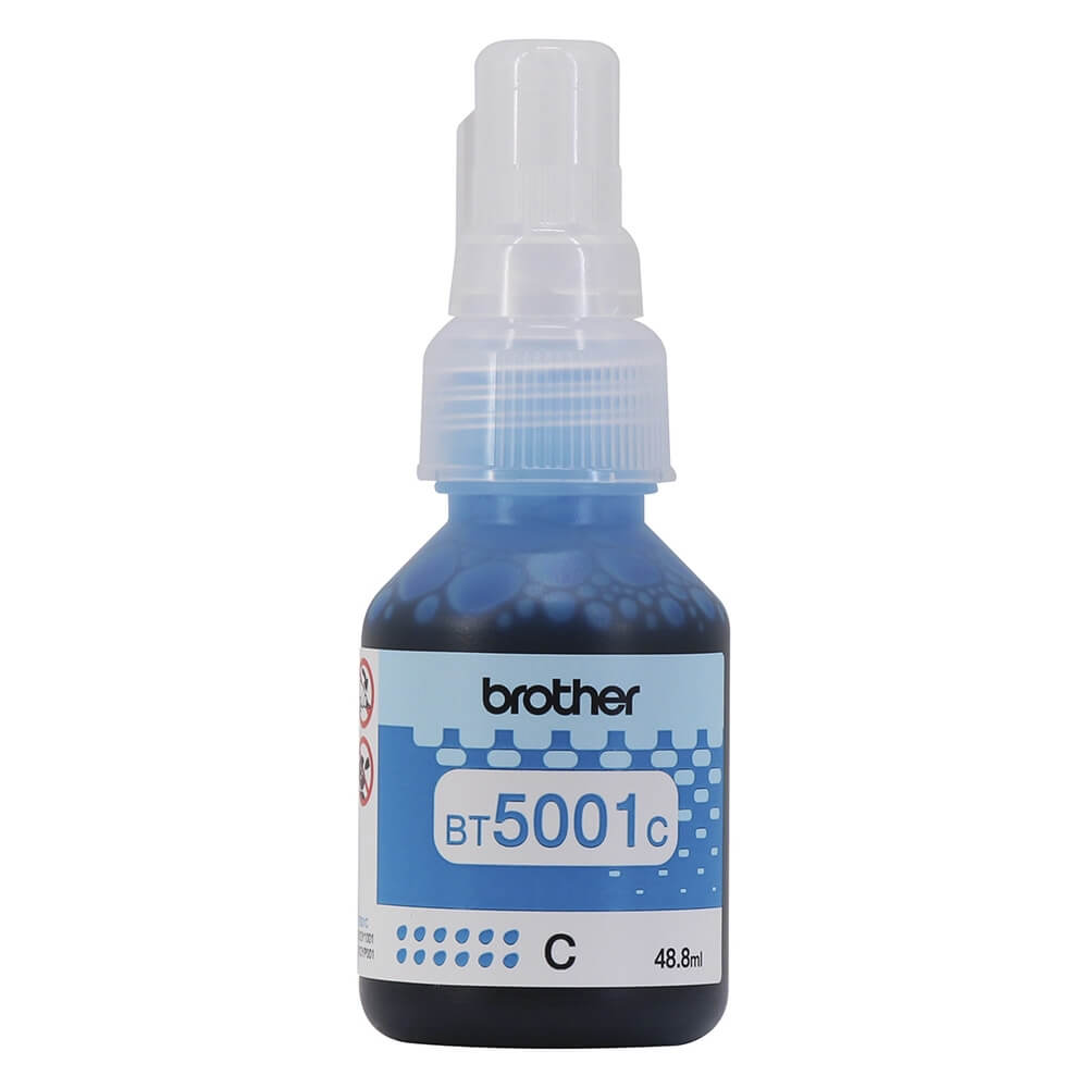 Refil de Tinta Brother BT5001C Ciano