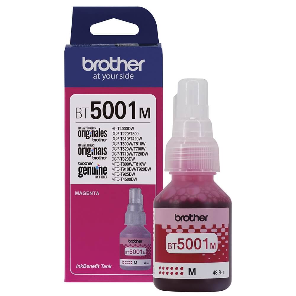 Refil de Tinta Brother BT5001M Magenta