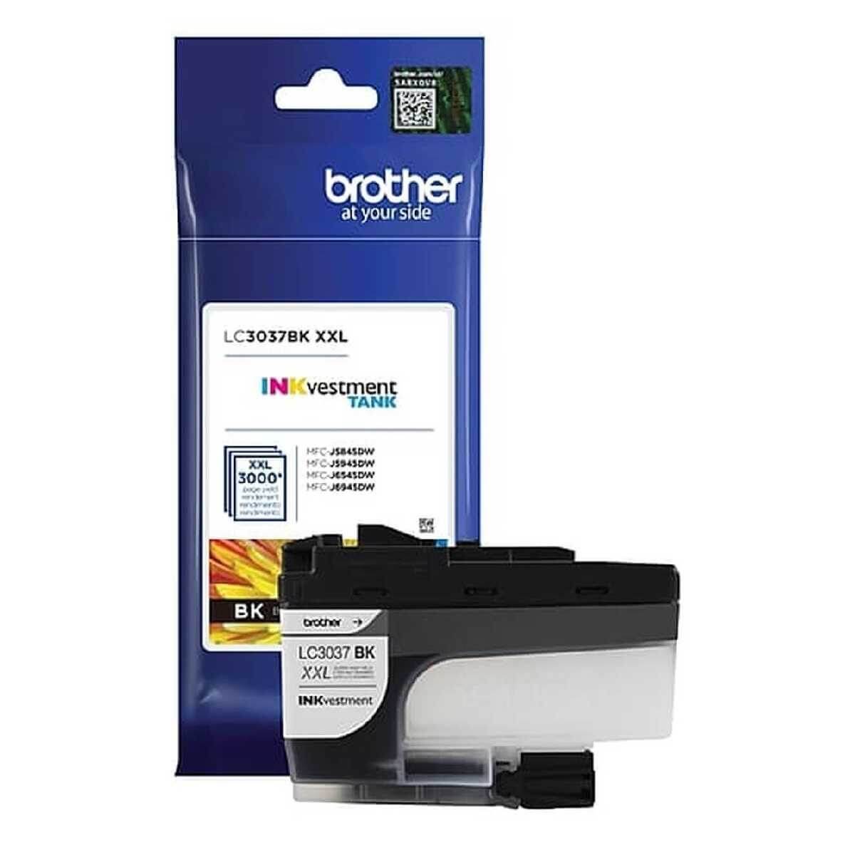Cartucho de Tinta Brother LC 3037 BK Preto para MFC-J6545DW - Impressorajato