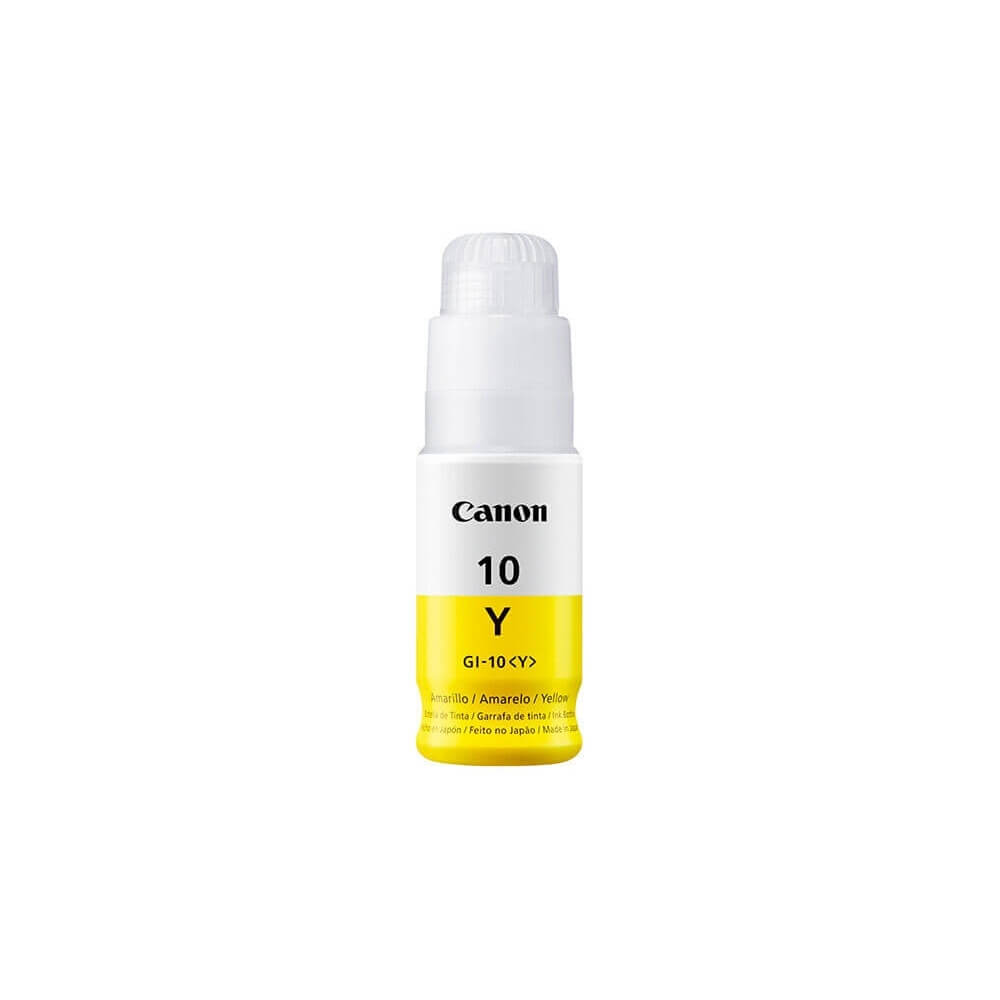 Refil de Tinta Canon GI-10Y Amarelo 70ml - Impressorajato