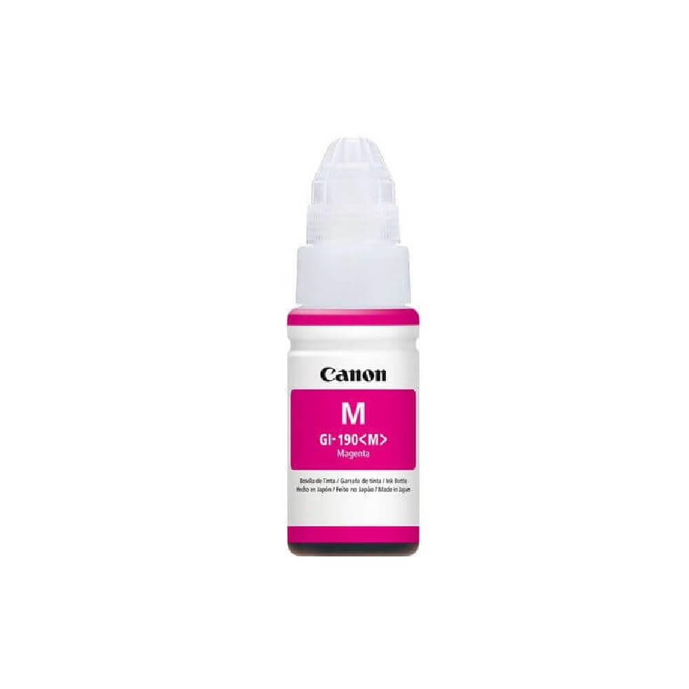 Refil de Tinta Canon GI 190 M Magenta 70ml - Impressorajato