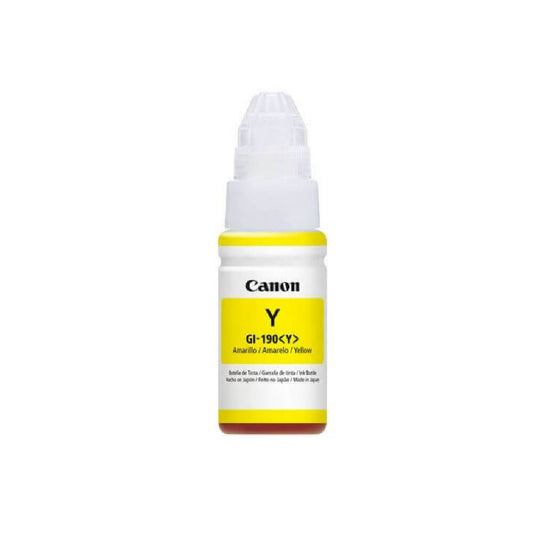 Refil de Tinta Canon GI 190 Y Amarelo 70ml