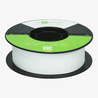 Filamento 3D Creality Soleyin Ultra PLA Matte White (Branco Fosco) 1.75mm 1Kg