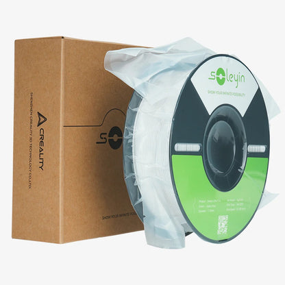Filamento 3D Creality Soleyin Ultra PLA Matte White (Branco Fosco) 1.75mm 1Kg