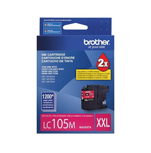 Cartucho Brother LC 105 M Magenta Alto Rendimento