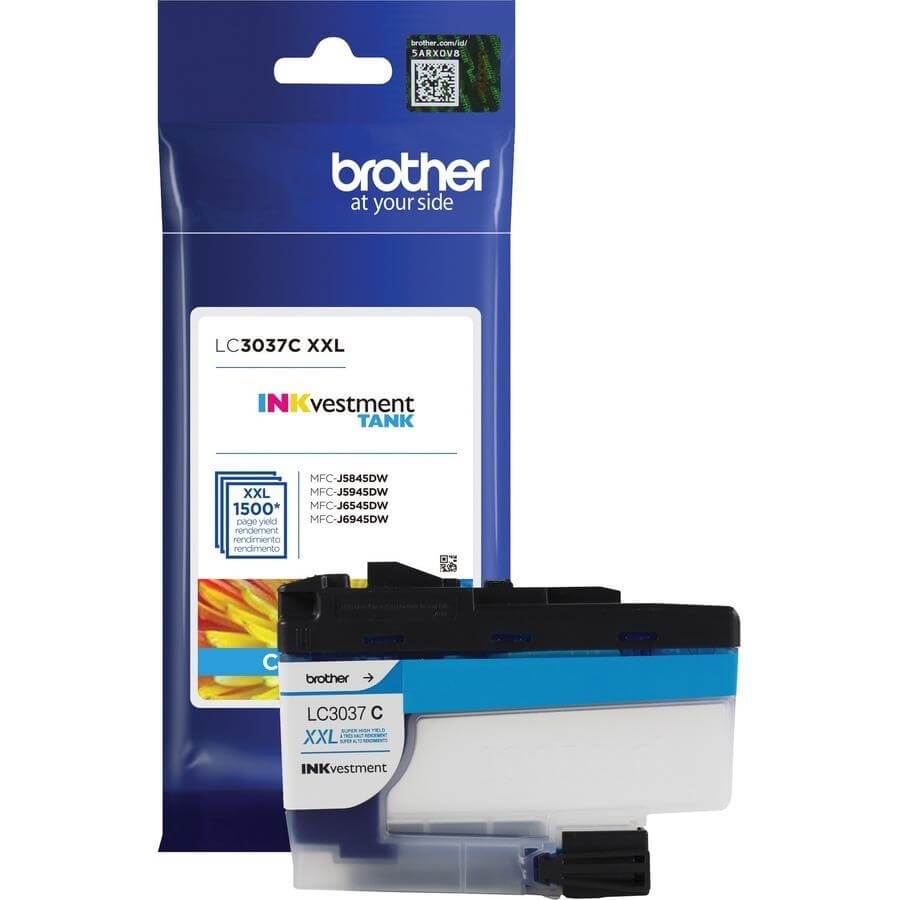 Cartucho de Tinta Brother LC 3037 Ciano para MFC-J6545DW - Impressorajato