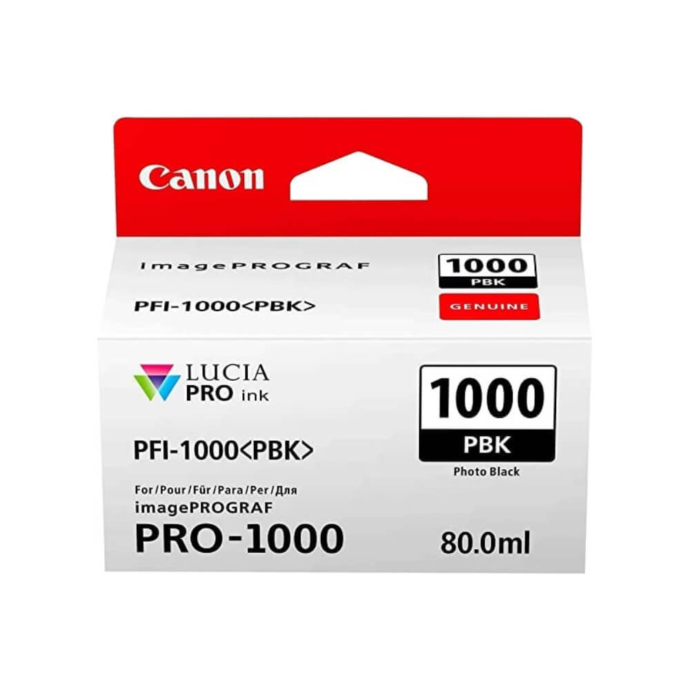 Cartucho de Tinta Canon PFI 1000 PBK