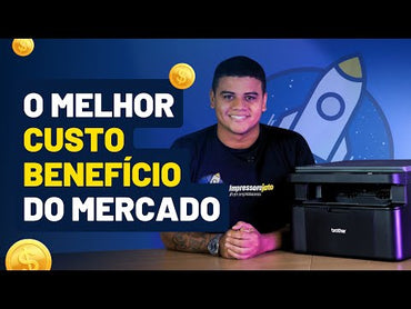 Impressora Multifuncional Brother DCP-L1632W Laser Monocromática com Wireless 127v