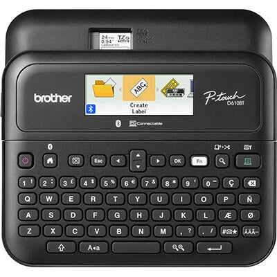 Rotulador Brother eletrônico portátil, PTD610BT,Preto, Bluetooth