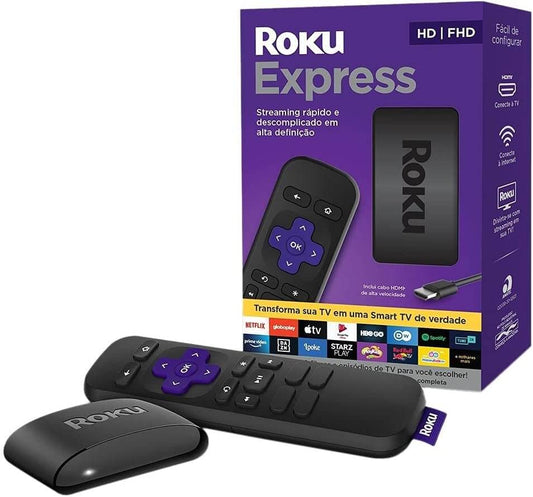 Roku Express Streaming player Full HD - 3930BR - Impressorajato