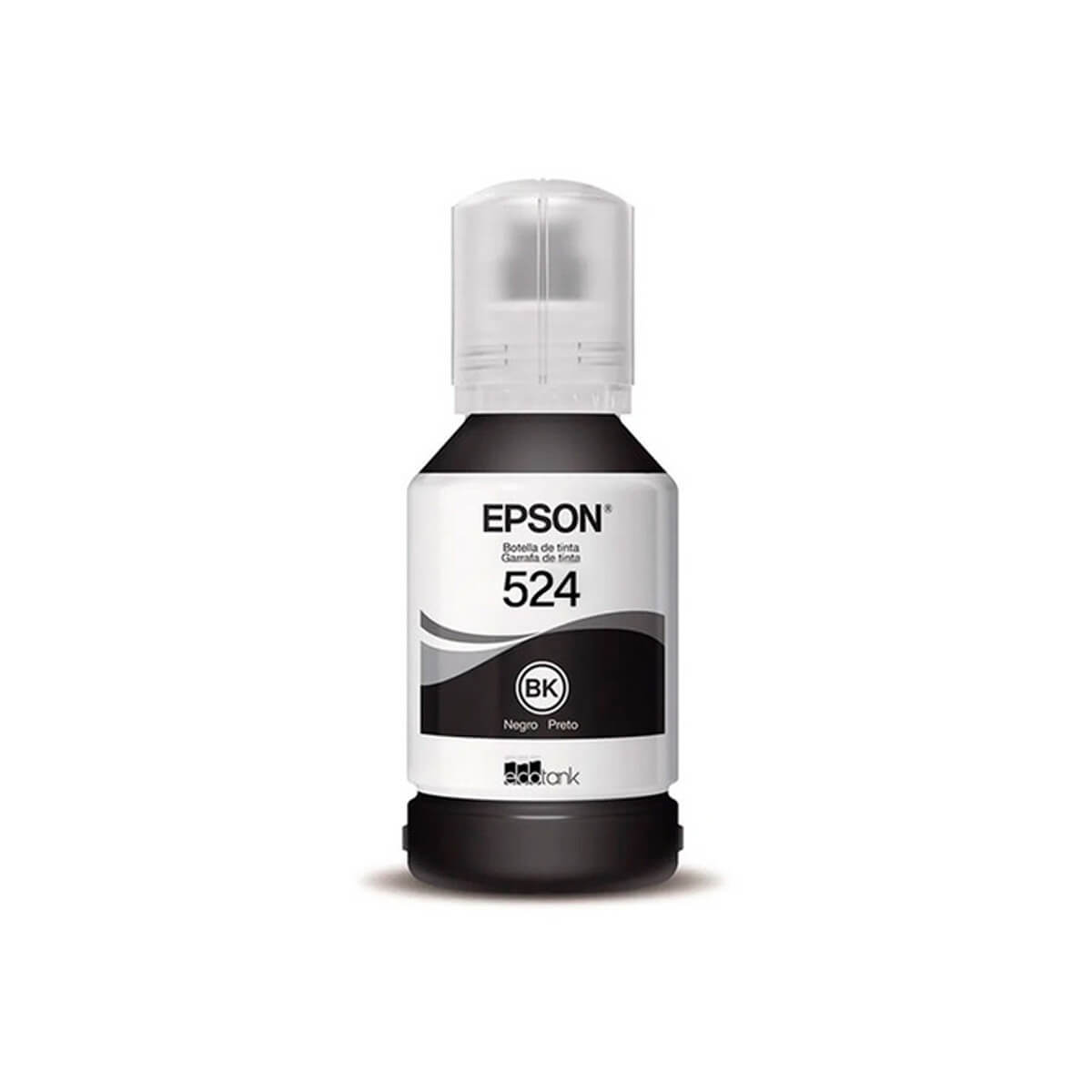 Garrafa de tinta Epson Preta T524120-AL 70ml p/ L15150 L6490 - Impressorajato