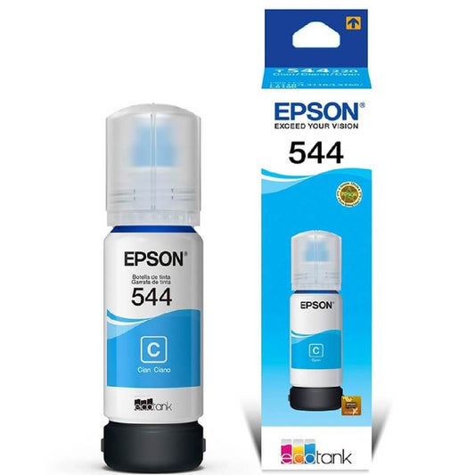 Refil de Tinta Epson T544 T544220 Ciano para L3150 L3110 65ml