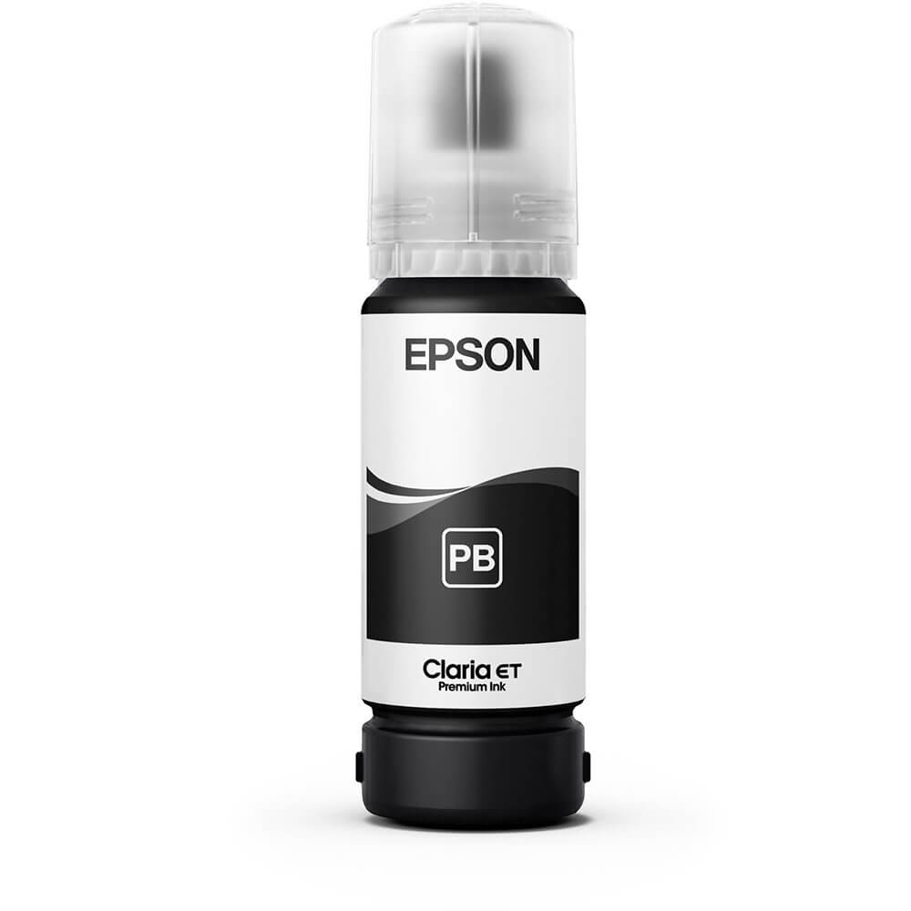 Refil de Tinta Epson T554 T554120 Preto Pigmentado para L8180 70ml