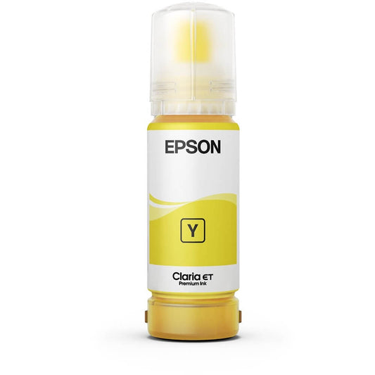 Refil de Tinta Epson T555 T555420 Amarelo para L8180 70ml